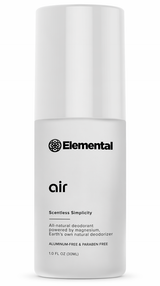 Elemental Air Scentless Simplicity deodorant bottle